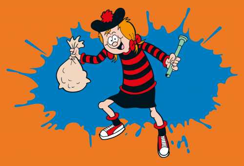 Minnie the Minx cartoon character